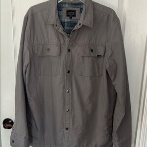Men's Gray Shirt Jacket